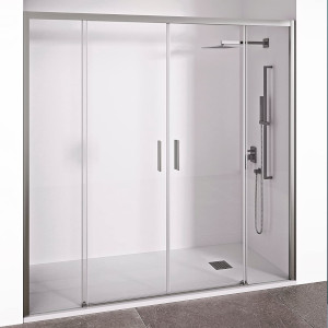 mamparas abatibles de ducha vidrio templado