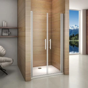 Mampara abatible frontal de ducha