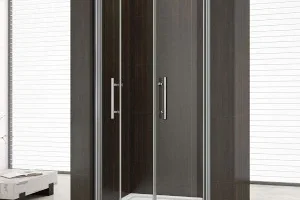 Mamparas abatibles de ducha vidrio templado