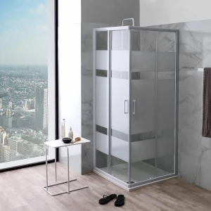 Mamparas angular de ducha elegante