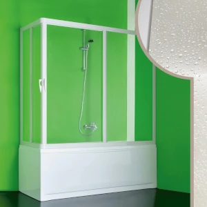 Mampara de esquina de plastico