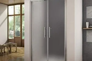 Mampara de Ducha Frontal Abatible para baño