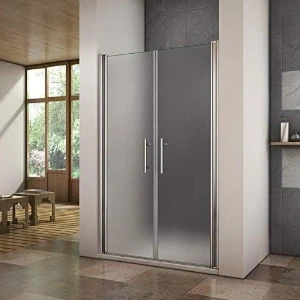Mampara de Ducha Frontal Abatible para baño